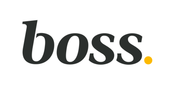 Boss Primary Logo w-o Descriptor_Gray on White